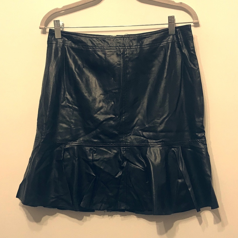Vegan leather mini skirt - Laundry by Shelli Segal